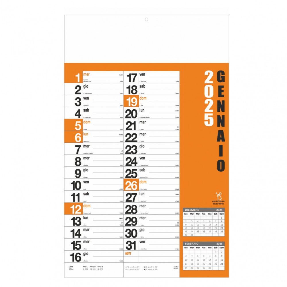 Calendario Norvegese 2026