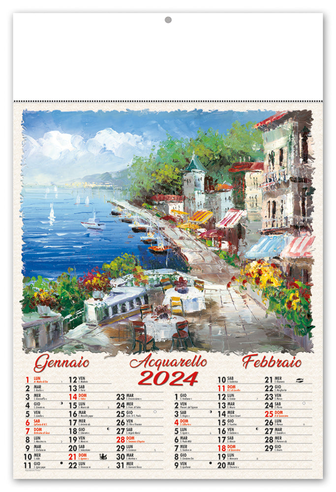 Calendario Illustrato 6 Fogli (2° Parte)