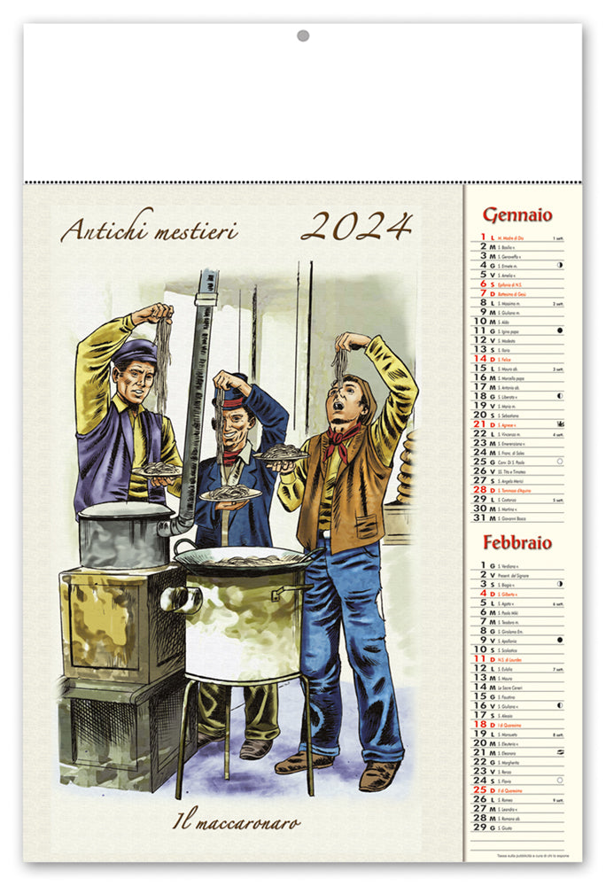 Calendario Illustrato 6 Fogli (2° Parte)
