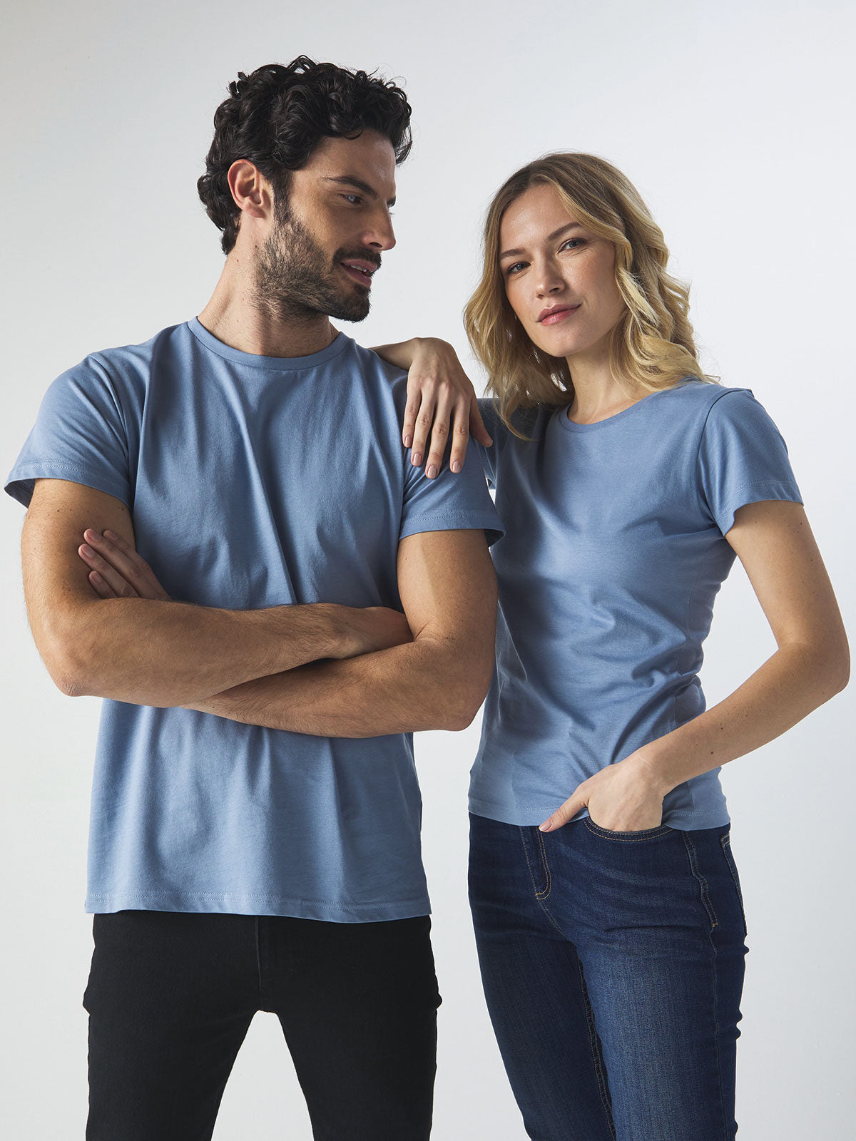 BS050 T-shirt organic Moon UOMO (TAGLIE GRANDI)