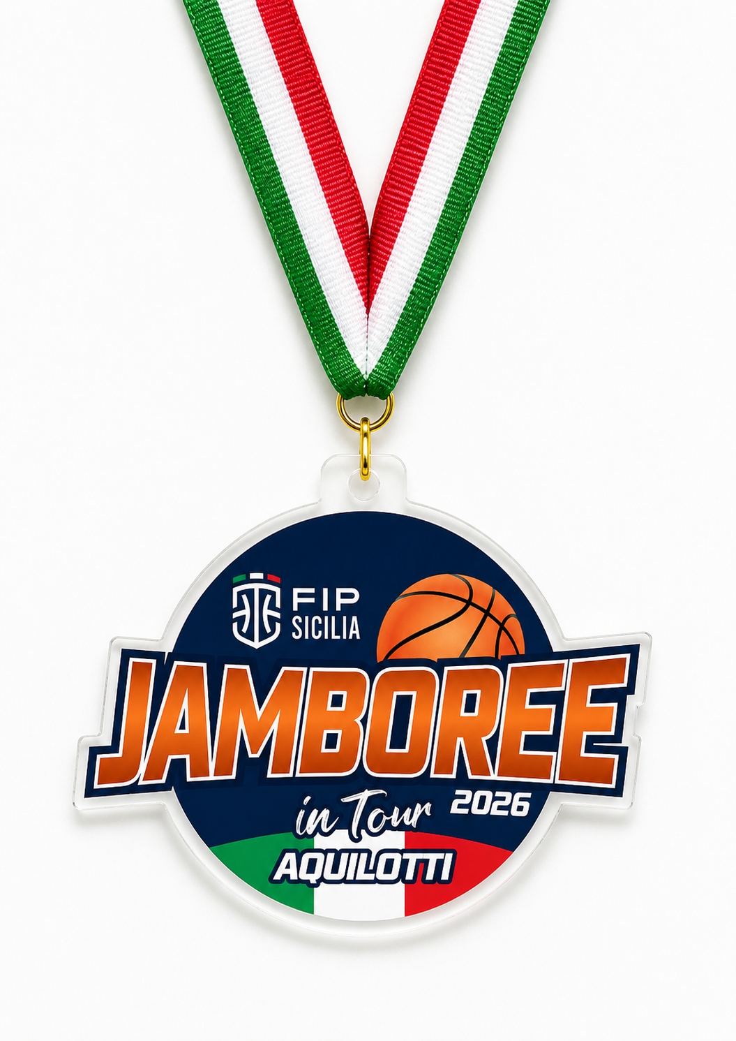 Medaglie JAMBOREE IN TOUR 2026 con laccetto tricolore