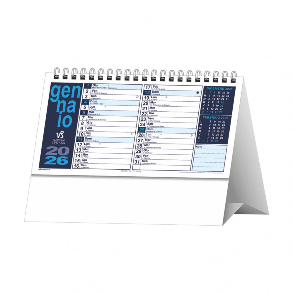 Calendario da Tavolo portoghese 2026