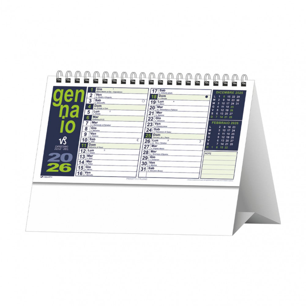 Calendario da Tavolo portoghese 2026