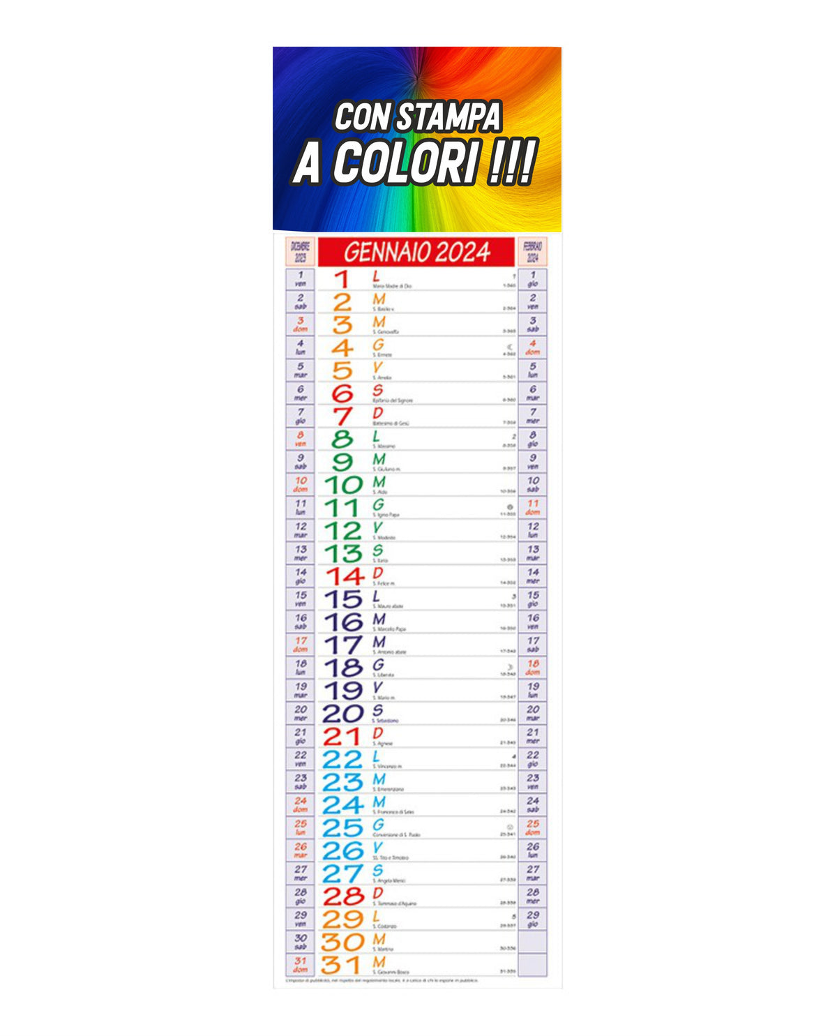 Calendario Silhouette 2026
