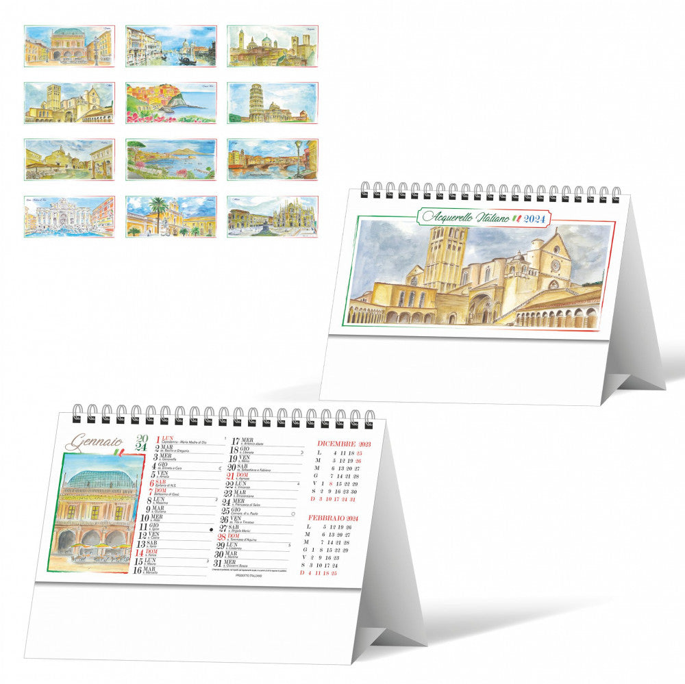 Calendario da Tavolo Illustrato